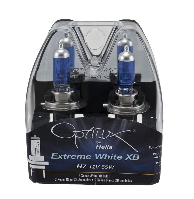 HELLA H71071362 Optilux XB Series H7 Xenon White Halogen Bulbs, 12V, 55W, 2 Pack - Image 2