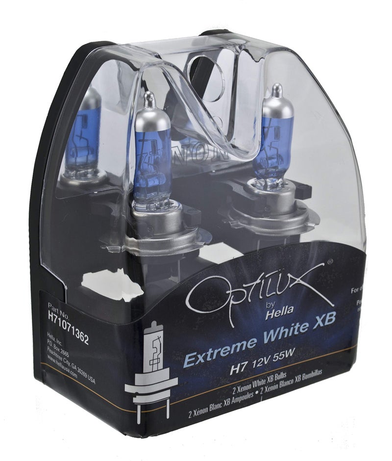 HELLA H71071362 Optilux XB Series H7 Xenon White Halogen Bulbs, 12V, 55W, 2 Pack - Image 4