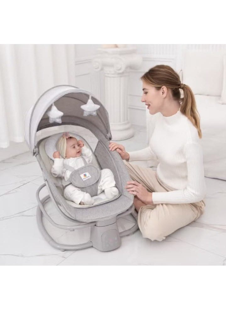 4-in-1 Baby Swing with App Control, Adjustable Backrest, and Electric Rocking Chair - Model 8114 - pzsku/Z78E2C78896C8EE77E61EZ/45/_/1732168073/b17774fd-fe10-4381-9cdd-dd334ff74be7