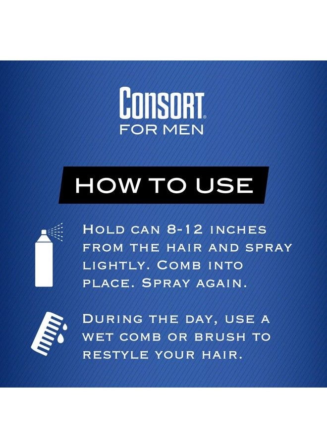 Consort Extra Hold Hair Spray Aerosol For Men 8.30 Ounce  - Image 5