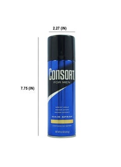 Consort Extra Hold Hair Spray Aerosol For Men 8.30 Ounce  - Image 4