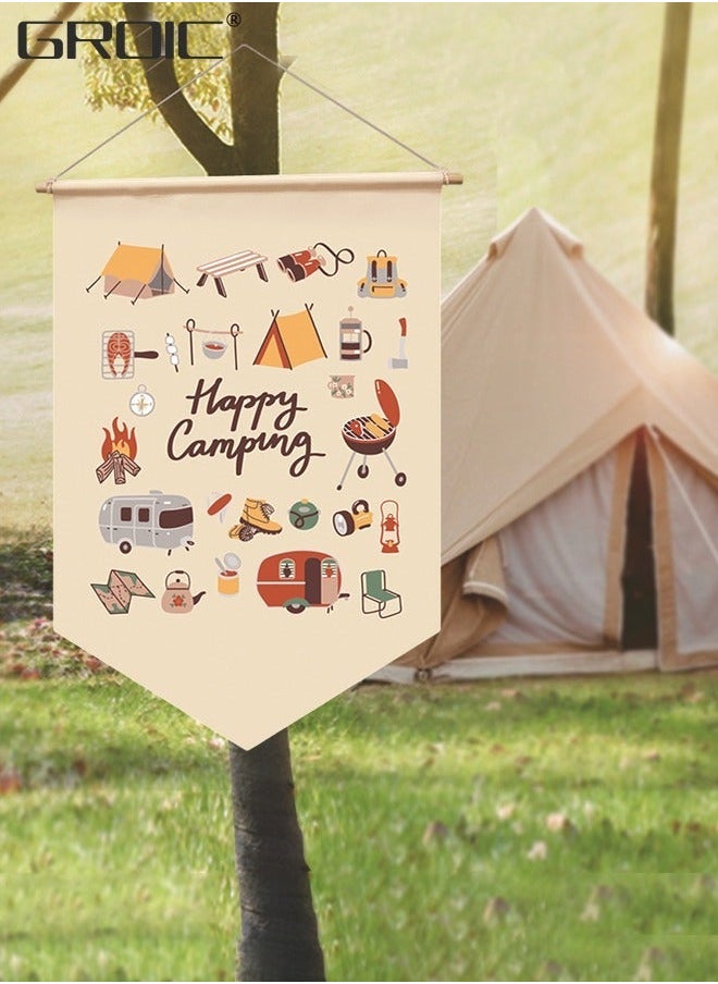 GROIC Camping Flag 30*45 cm, RV Campsite Campfire Camper Yard Outdoor Decoration, Garden Flag, Hanging Decoration  - Image 2