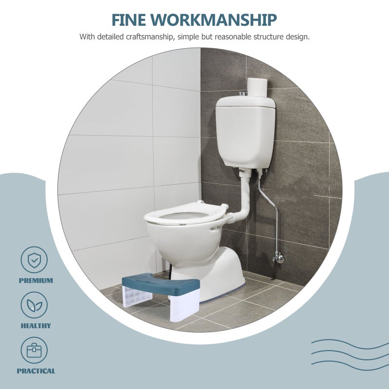 🚽 مقعد سلم للحمام من بلاستيك متين مع تصميم مقاوم للانزلاق للاستخدام المنزلي - Image 5