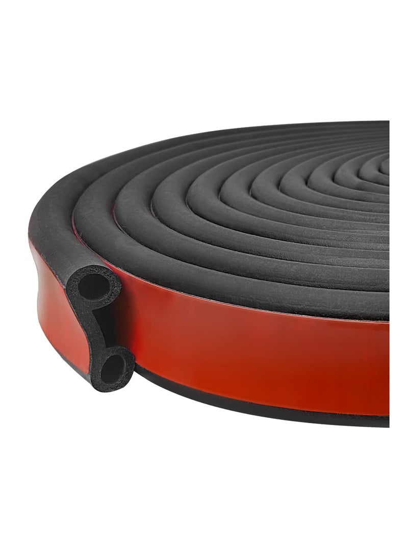 SOLARAE شريط ختم باب السيارة EPDM مع لاصق 3M للأبواب الخلفية والشاحنات والسيارات - مقاوم للعوامل الجوية، عازل للصوت، مقاوم للغبار، مقاوم لدرجات الحرارة العالية (1 عبوة) - Image 1