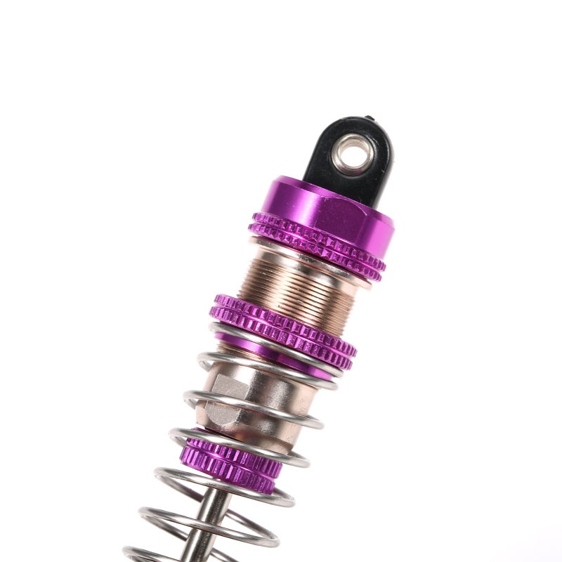 Front Shock Absorber 7.3cm 13g Purple: High-Quality Metal Crashworthy Wear-Resistant - Easy To Install Shock Absorber Replacement for 1/12 WLtoys 124019 Vehicle Upgrade - Image 4