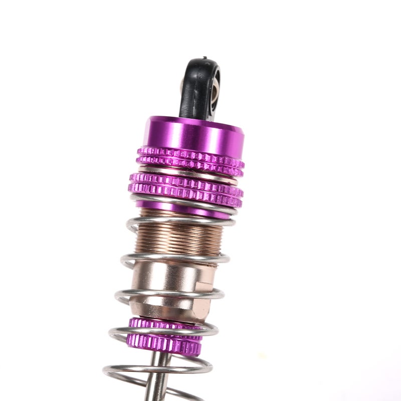 Front Shock Absorber 7.3cm 13g Purple: High-Quality Metal Crashworthy Wear-Resistant - Easy To Install Shock Absorber Replacement for 1/12 WLtoys 124019 Vehicle Upgrade - Image 5