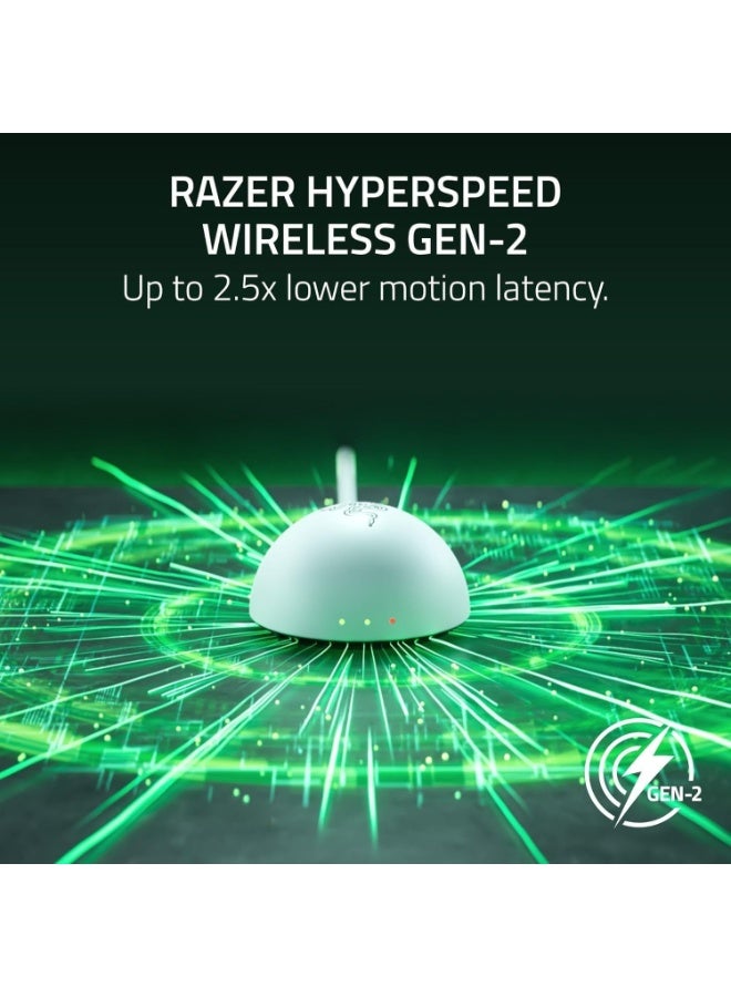 Razer Viper V4 Pro Wireless Esports Gaming Mouse: Symmetrical, 50g Lightweight, 8K Polling, 50K DPI Optical Sensor, Gen-4 Optical Switches, 6 Programmable Controls, HyperSpeed Wireless - White - Image 4