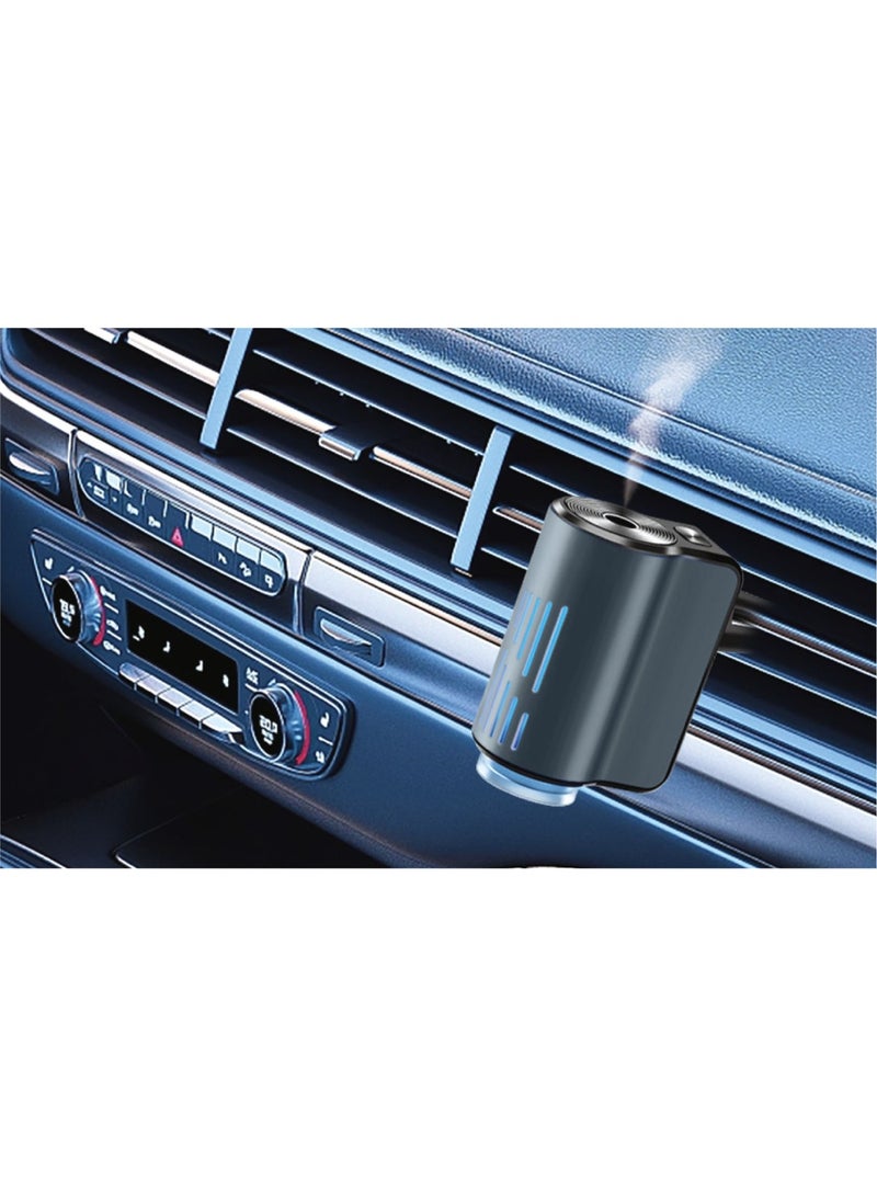 Cat - Cot Car Air Freshener – LED Ambient Light Car Perfume Diffuser, Long-Lasting Fragrance, Aluminum Alloy Vent Clip, Auto Odor Eliminator with 3 Perfume Refills - Image 3