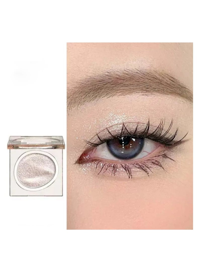 Joocyee Eyeshadow Single Colour Glitter Pearlescent Glitter Pigmented Neon Sequins Eyeshadow Palette Makeup (D111 Star Stone) - Image 1
