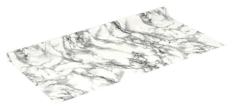 DC Fix self Adhesive Peel and Stick Waterproof Marble White 26.5'' x 78.7"" Film Thicker Than Contact Paper for Kitchen and bathrooms countertops cabinets, White Marble (FA3468031) - Image 5