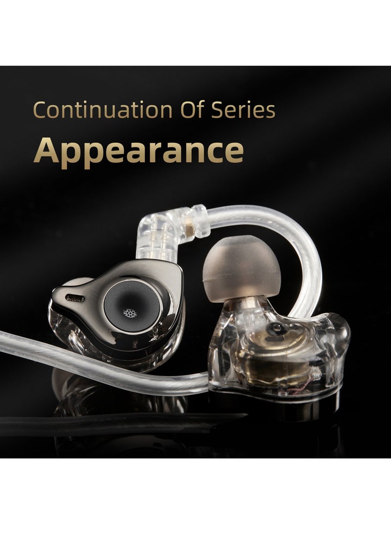 Adonis 1DD+1BA Hybrid Technology Earphones In Ear Monitor HIFI Super Bass Earbuds High Sound Quality Music Headphones (No mic) - Image 5