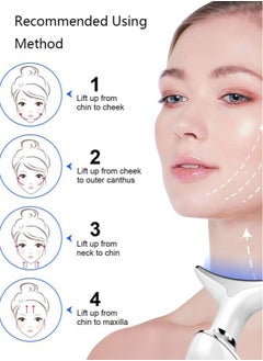 Bukela Firming Wrinkle Removal Device, Neck Face Lifting Tighten Massager, LED Photon Therapy Anti Wrinkle Double Chin Remover  - Image 3