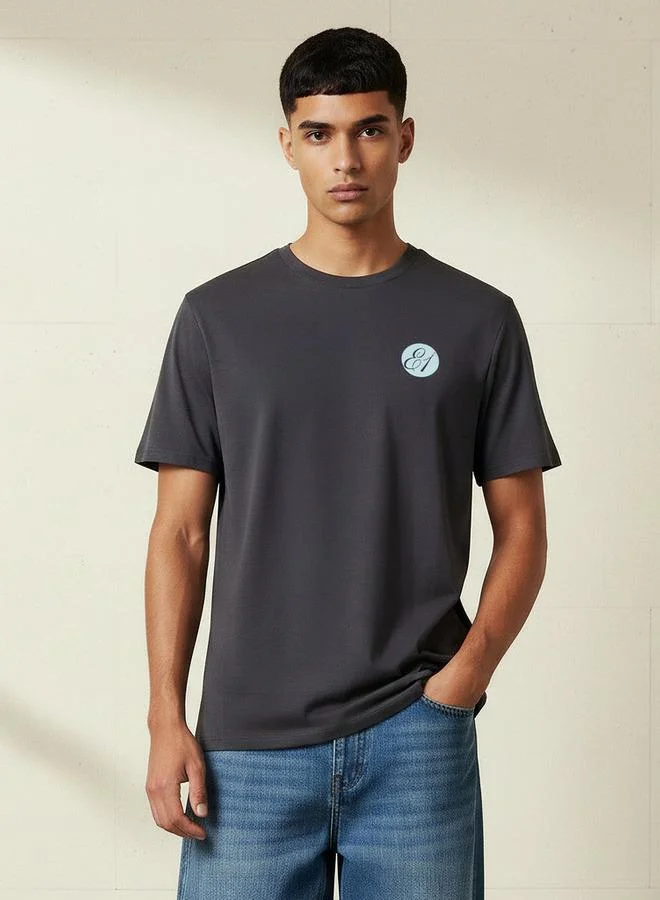 Lee Cooper Lee Cooper Men Regular Fit Crew Neck Short Sleeves Logo Print T-shirt