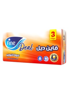 فاين مناديل وجه 380 , 3 عبوات 