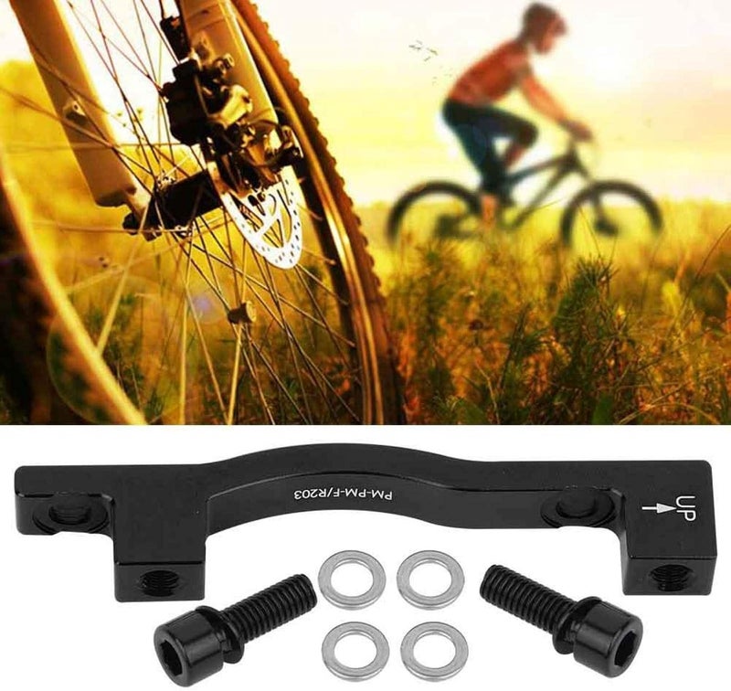 Bike Disc Brake Adaptor, Spares Adapter for Front, Brake Mounting Bracket, is Standard Brake Caliper Adapter for MTB BMX Road Bike Cycling - Image 2
