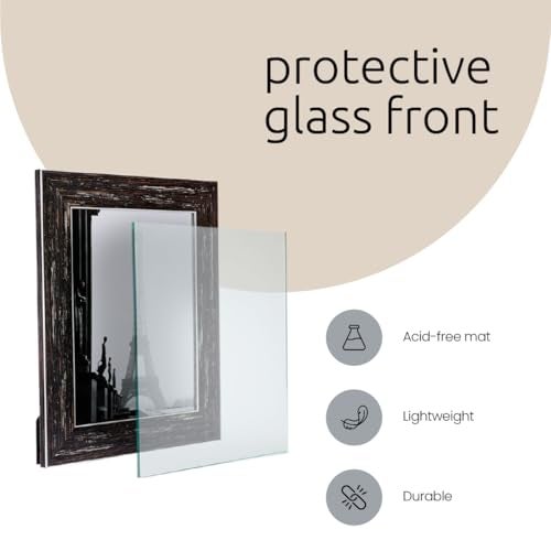 Kiera Grace kieragrace Emery Picture Frame - 5" x 7", Resin, Barnwood Finish - Image 5