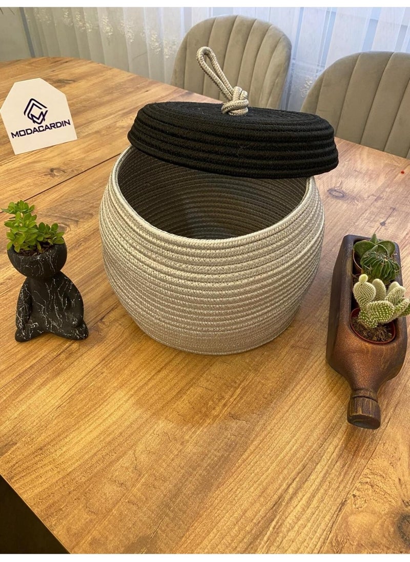 My Doğa Store Jute, Wicker, Glass Basket, Kitchen Basket, Fruit Basket, Potato, Onion Basket Organizer  - Image 3