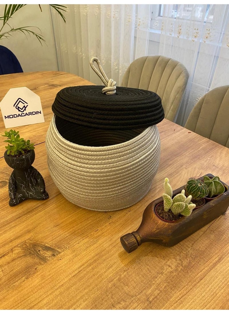 My Doğa Store Jute, Wicker, Glass Basket, Kitchen Basket, Fruit Basket, Potato, Onion Basket Organizer  - Image 4