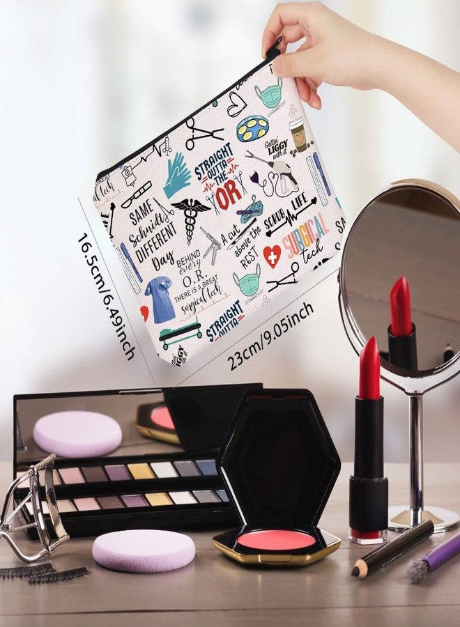 منتجات WCGXKO لفنيّي الجراحة، الأسبوع الوطني لفنيي الجراحة، حقيبة مكياج قماشية جراحية - Image 2