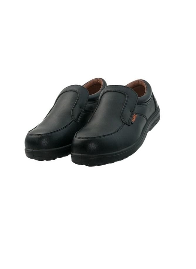Executive Ex-Slip On Men Formal Work Ware Safety Shoes Metal Free Heat Oil And Slip Resistant