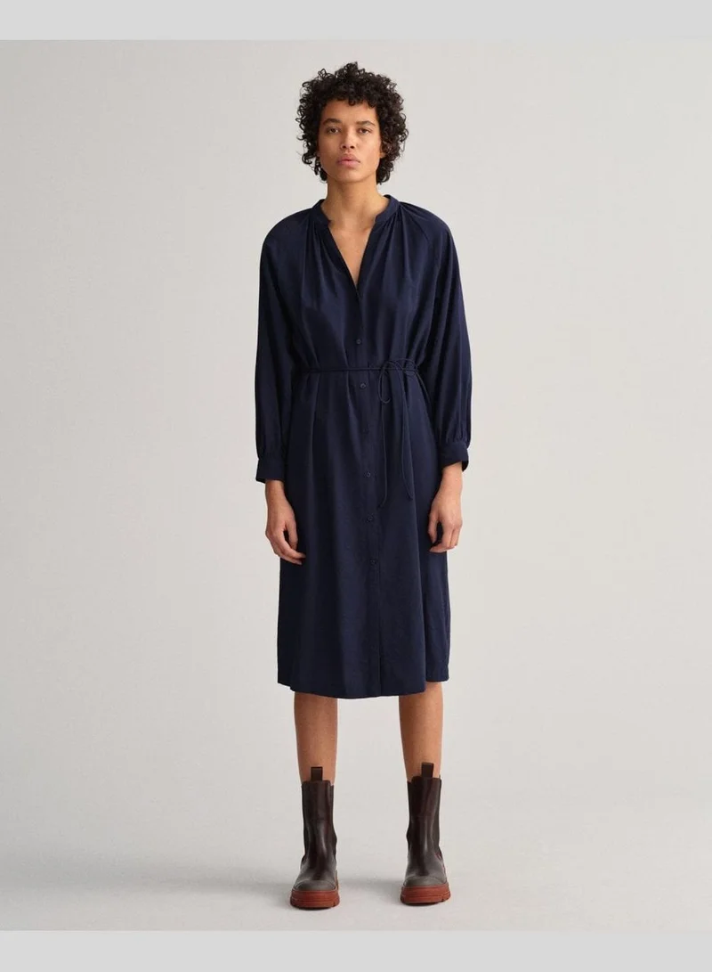 GANT GANT Stand Collar Shirt Dress
