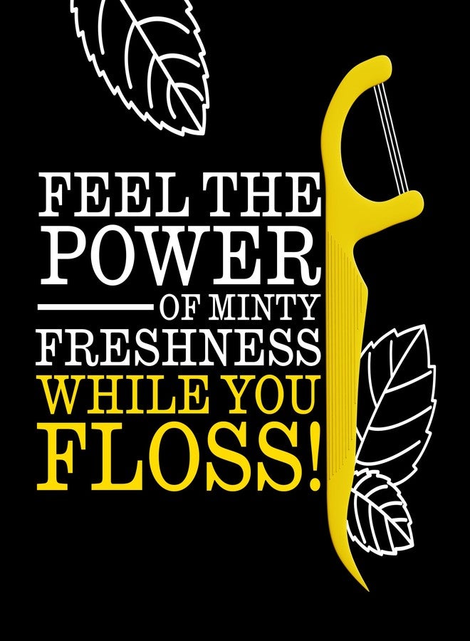 Twice 3-Strand Floss Picks – Dual Action Flosser & Toothpick, Wax-Coated Floss & Eco-Friendly Cornstarch Handles, Vegan, Shred Resistant, Strong Mint, 300 Ct - Image 5