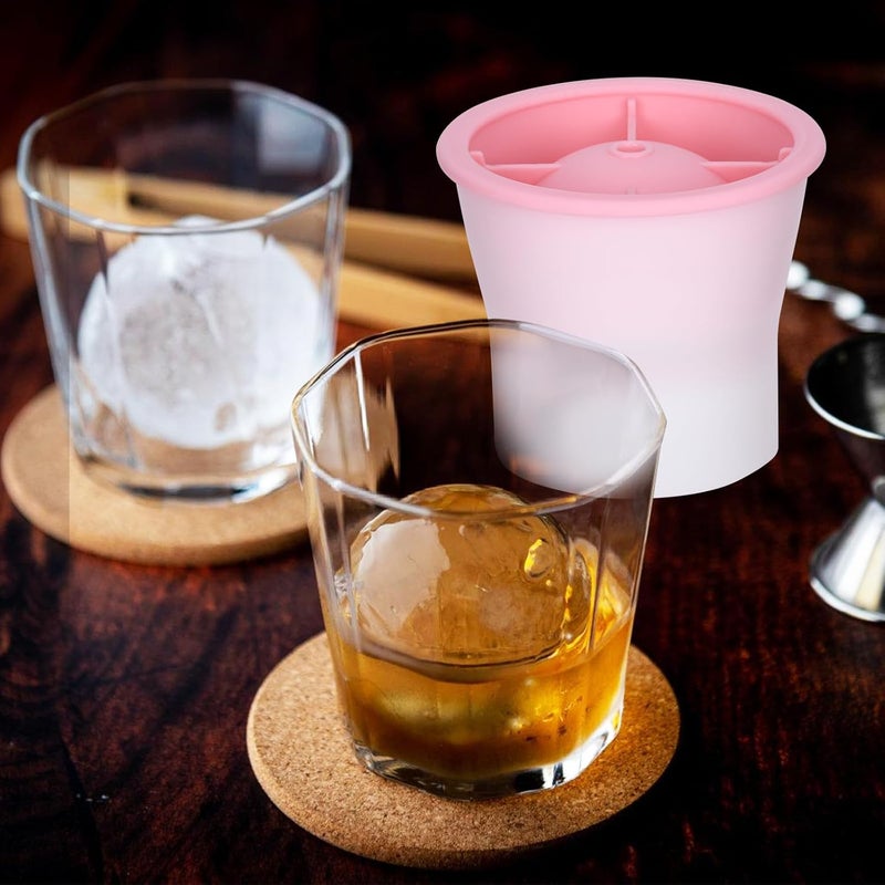 XIORRY (Upgrade) Ice Molds 6 PCS, Silicone Sphere Ice Mold Maker, Stackable Easy Release Circle Ice Cube Mold with Lids, Spherical Ice Makers with Lids for Whiskey, Cocktails, Bourbon, and Drinks - Image 5