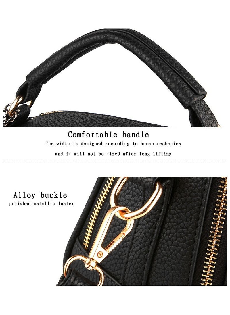 NIBEMINENT Handle Shoulder Bag For Women Ladies Medium Size Crossbody Bags  - Image 4
