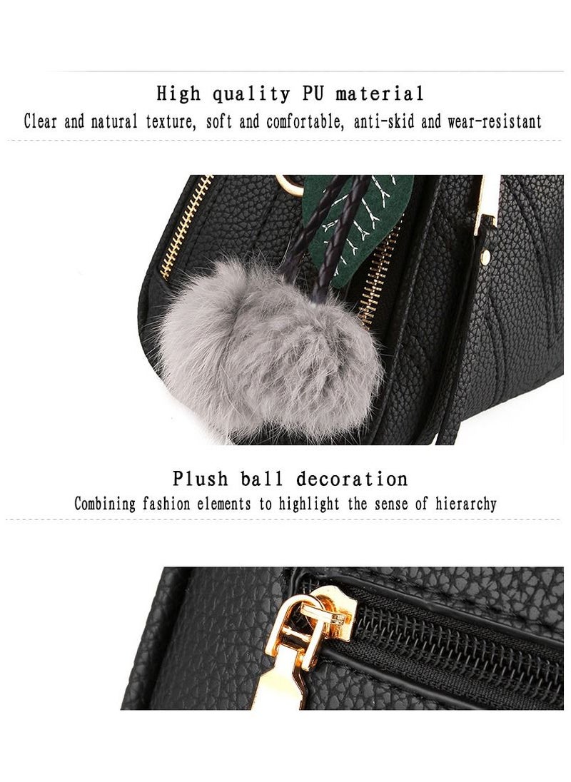 NIBEMINENT Handle Shoulder Bag For Women Ladies Medium Size Crossbody Bags  - Image 5