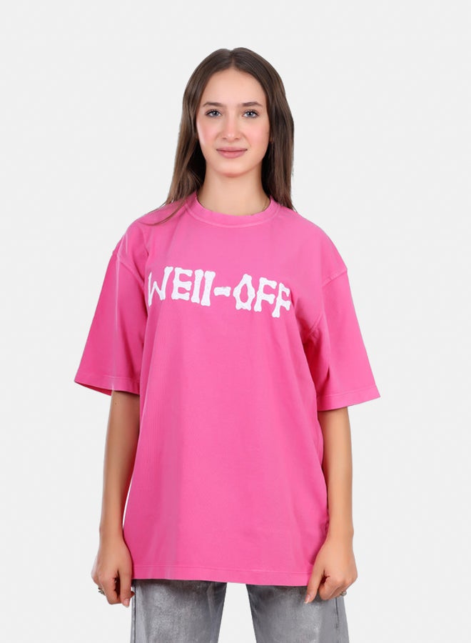 WHITE RABBIT Slip On Oversized Cotton T-Shirt  - Image 1