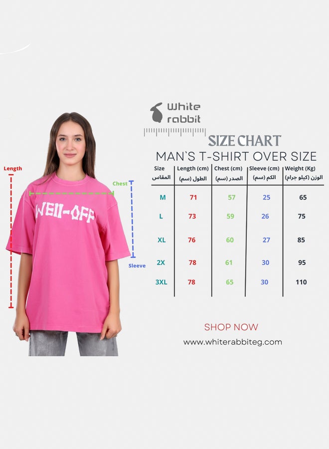 WHITE RABBIT Slip On Oversized Cotton T-Shirt  - Image 5