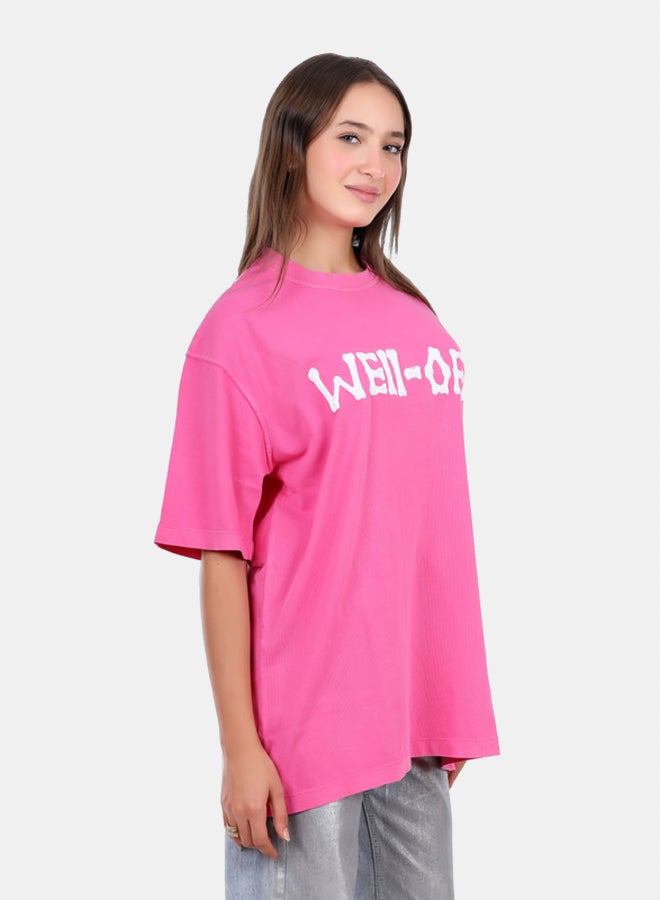WHITE RABBIT Slip On Oversized Cotton T-Shirt  - Image 2