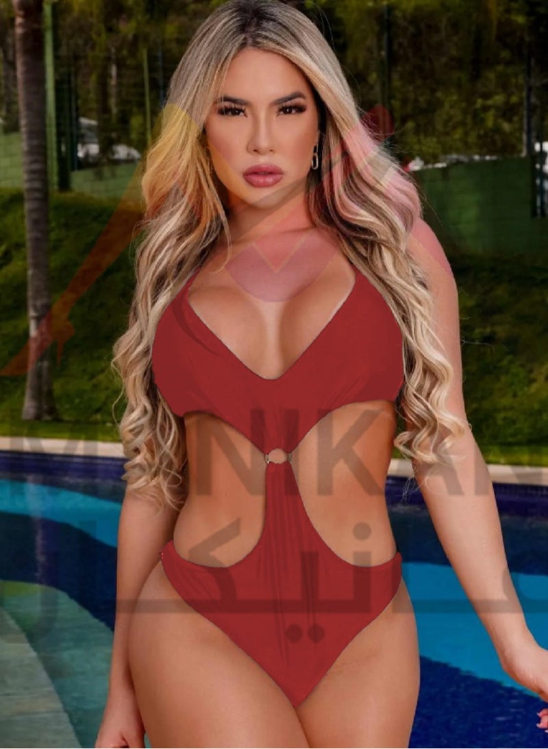 MANIKAN MANIKAN Women's Lingerie One-Piece with Cutout Sides Elegant  - Image 1