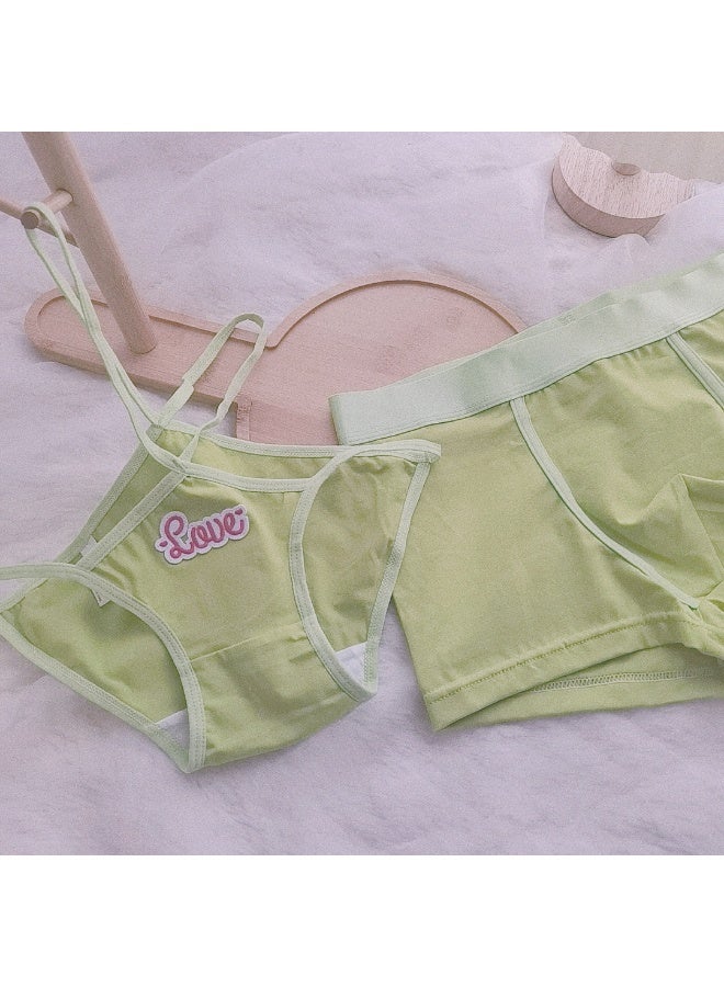 KUYING Brand New Comfortable Skin Friendly Breathable Couple Underwear Set Of 2