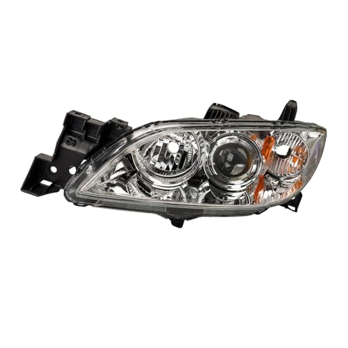 PHILTOP مجموعة مصابيح أمامية PHILTOP تناسب سيارة مازدا 3 سيدان 2004-2009، عاكس واضح عدسة واضحة هيكل واضح، OE BN8F510L0E BN8F510K0E، جانب السائق والراكب، مجموعات مصابيح السيارات - Image 4