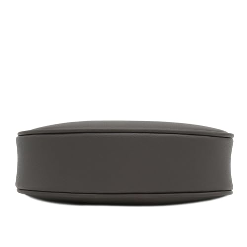 FashionPuzzle Small Crescent Shoulder Bag Underarm Purse (Dark Grey) - Image 4