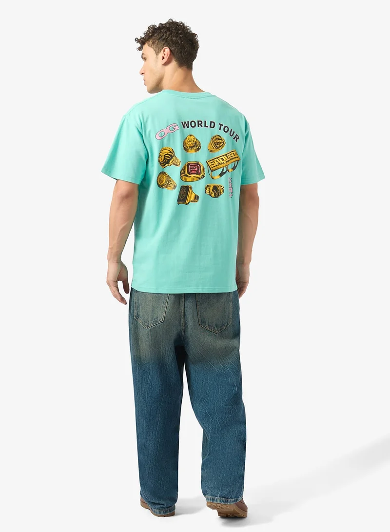 Grimey  The Og Tour Classic Fit T-Shirt for Men | Best Price UAE