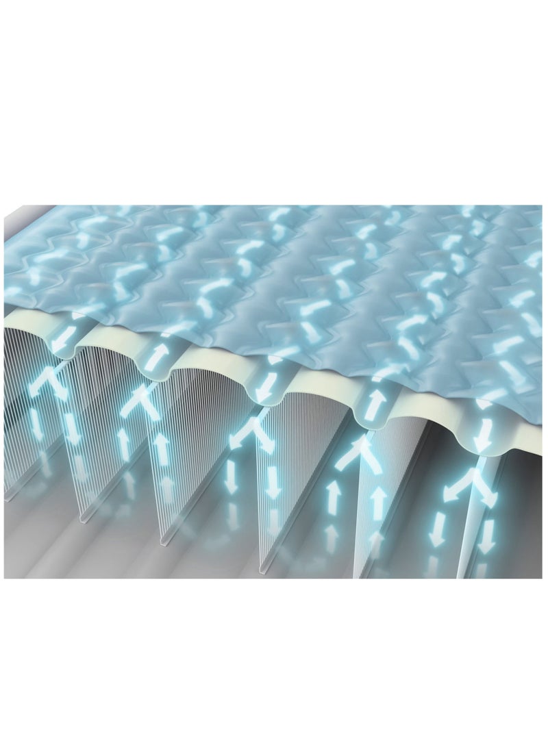 INTEX Queen Ultra Plush Airbed with Fiber-Tech Built in Pump - 60X80X18inch - Image 5