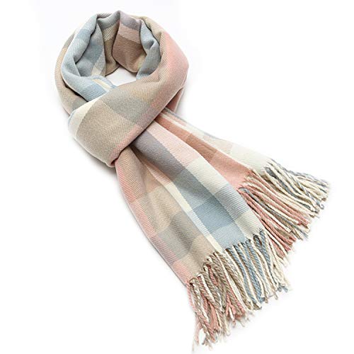 YSense Winter Scarf for Women, Fashion Long Plaid Scarves Warm Big Tartan Blanket Wrap Shawl Ladies Gifts - Image 1