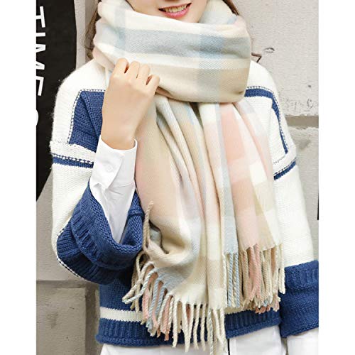 YSense Winter Scarf for Women, Fashion Long Plaid Scarves Warm Big Tartan Blanket Wrap Shawl Ladies Gifts - Image 5
