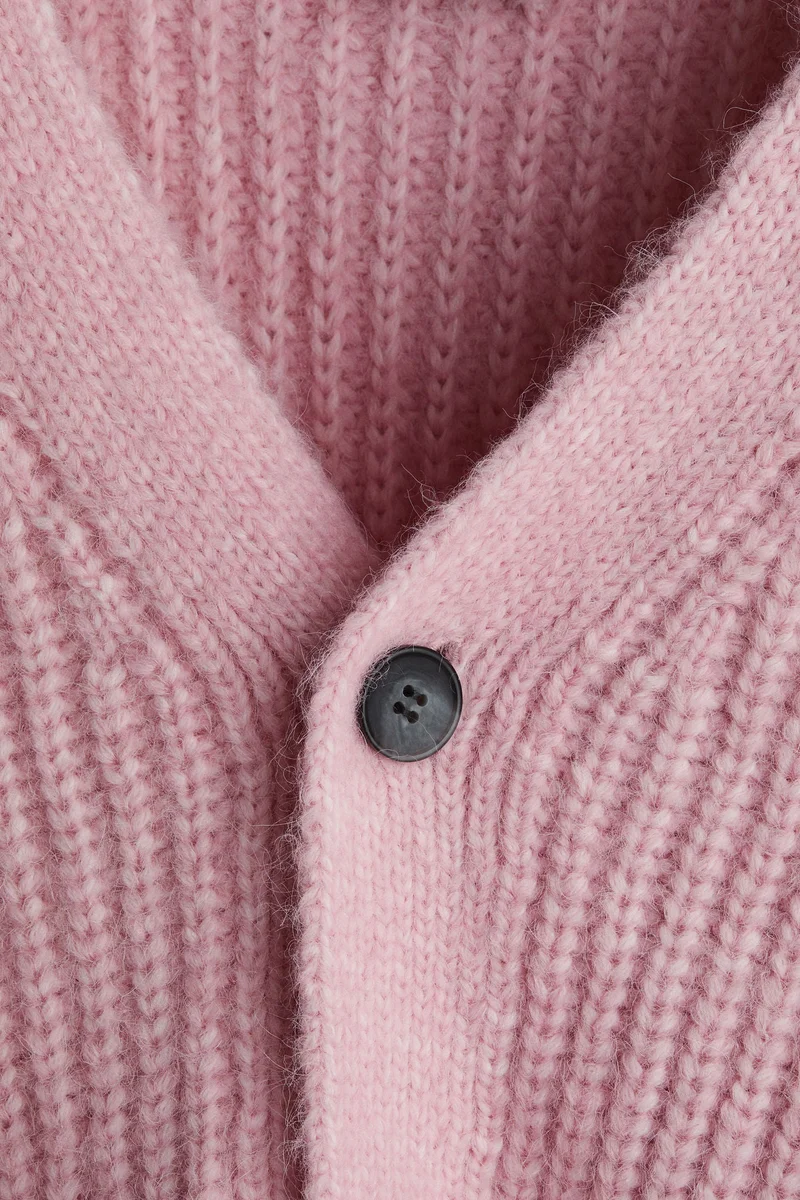 H&M Loose Fit Rib-knit cardigan