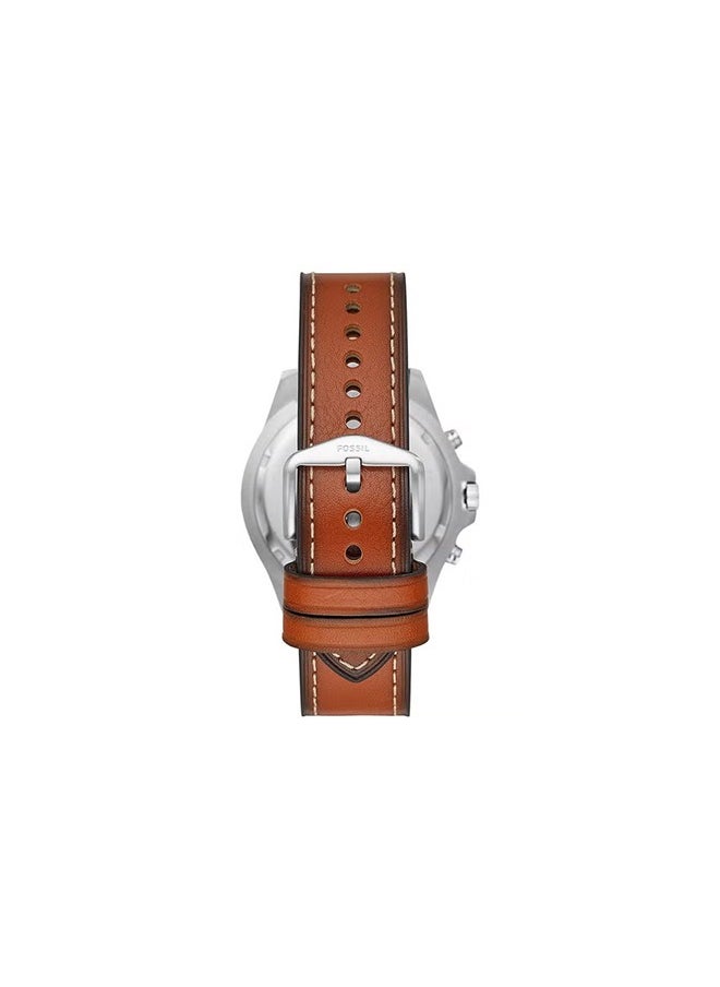 FOSSIL Fossil Men's watch imported waterproof leather quartz watch with brown bracelet -FS5625  - Image 2