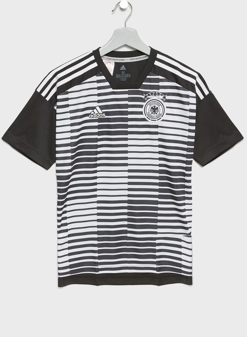 Adidas Youth Germany Pre-Match Jersey