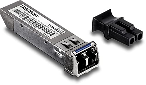 TRENDnet SFP to RJ45 Industrial SingleMode LC Module 10km TIMGBS10 1000BaseLX Industrial SFP Compliant with IEEE 8023z Gigabit Ethernet Data Rates of up to 125Gbps Lifetime Protection - Image 1