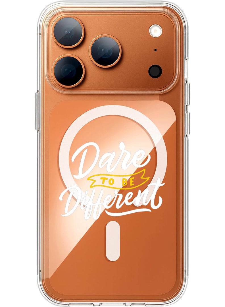 Theodor Magnetic Case for Apple iPhone 17 Pro Max Compatible with MagSafe Wireless Charging, Shockproof Phone Bumper Cover - dare to be different - Image 1