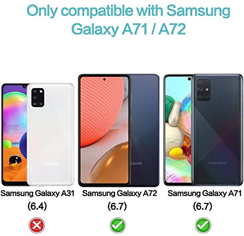 LYWHL [2 Pack] for Samsung Galaxy A71 / A72 / A73 Privacy Screen Protector, Anti Spy 9H Tempered Glass for Galaxy A73 5G A71 A72 (4G/5G), Case Friendly Full Coverage Anti Scratch Bubble Free Easy Install - Image 2