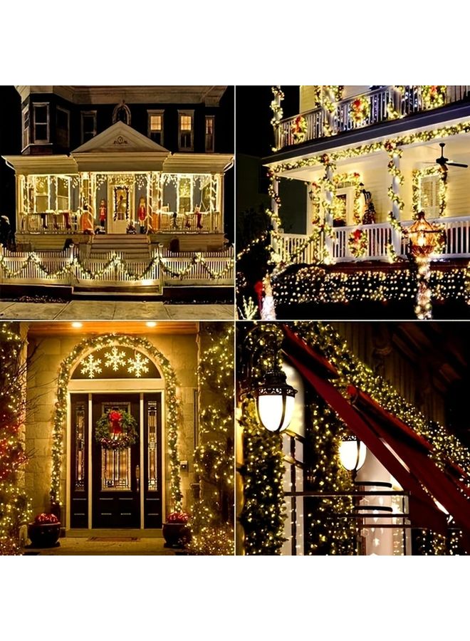 72FT 200LED Solar Fairy Lights Outdoor 8 Modes Multicolor Copper Wire For Garden Patio - Image 5