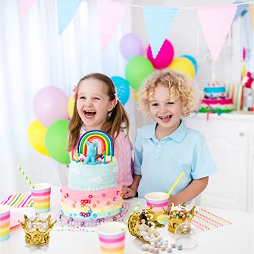 WUWEOT 36 Pack Refillable Crown Candy Box with Dome, Decorative Fillable Crown Candy Holder for Candies Chocolates Cake Dessert Baby Shower Princess Birthday Party Supplies - Image 5
