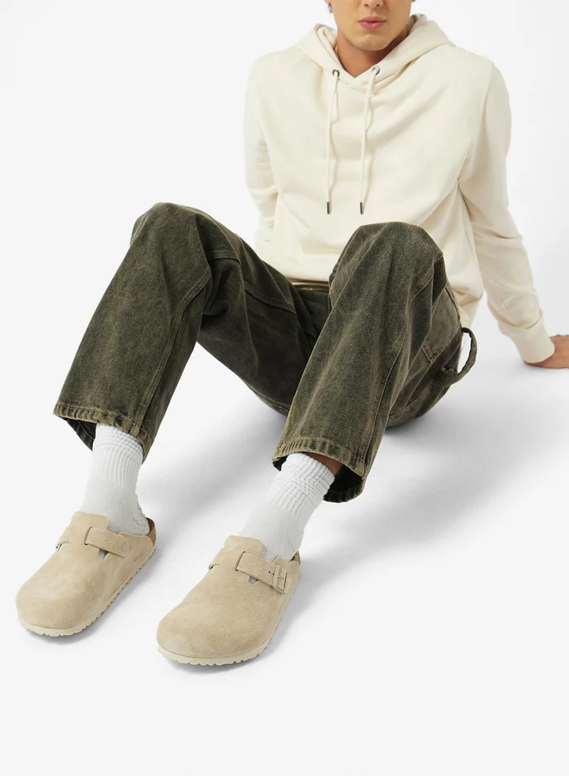 Birkenstock oyster Boston Regular Fit Clogs for Men | Best Price UAE