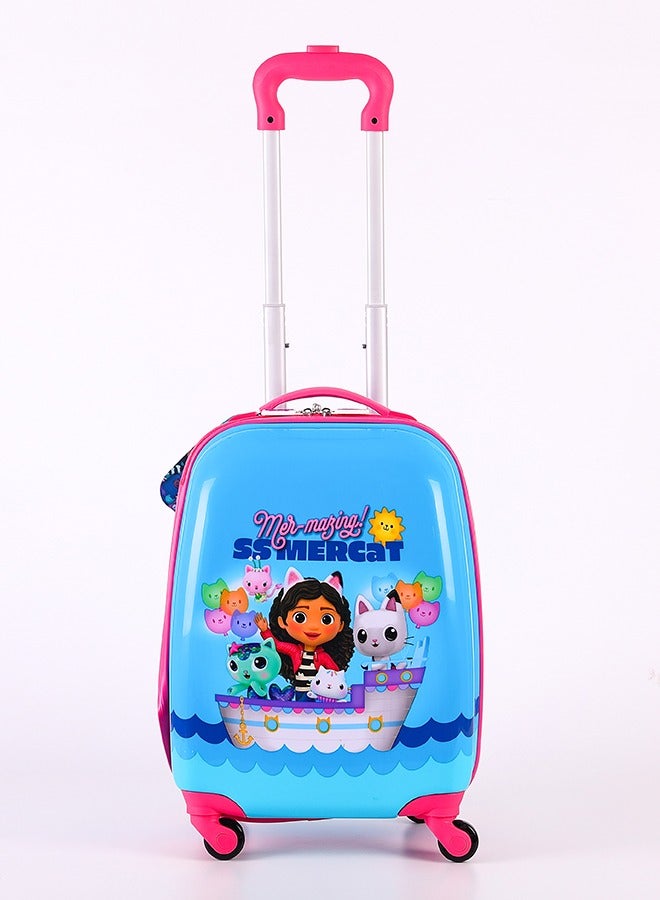 UNIVERSAL حقيبة سفر عالمية للأطفال مع ملصقات قابلة لإعادة الاستخدام مقاس 18 بوصة - Image 1